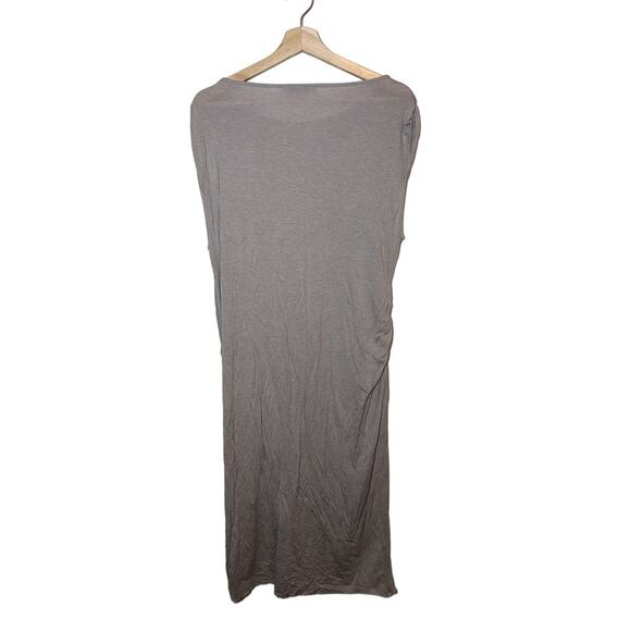 Allsaints Jersey Asymmetrical Drape Dress - Picture 1 of 4